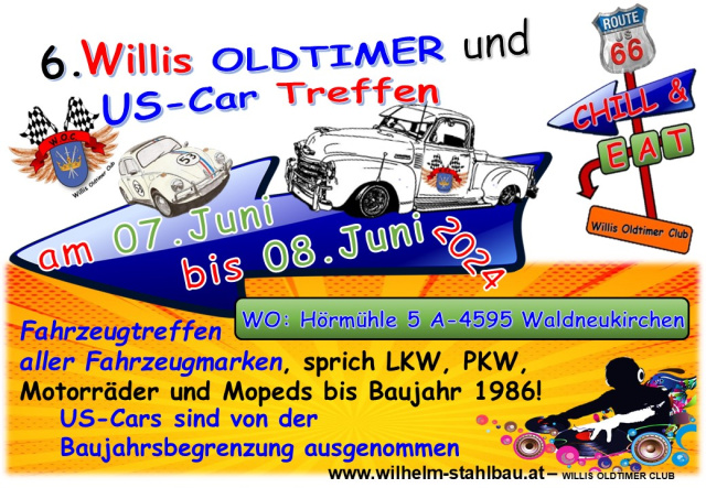 6. Willis OLDTIMER und US-CAR Treffen