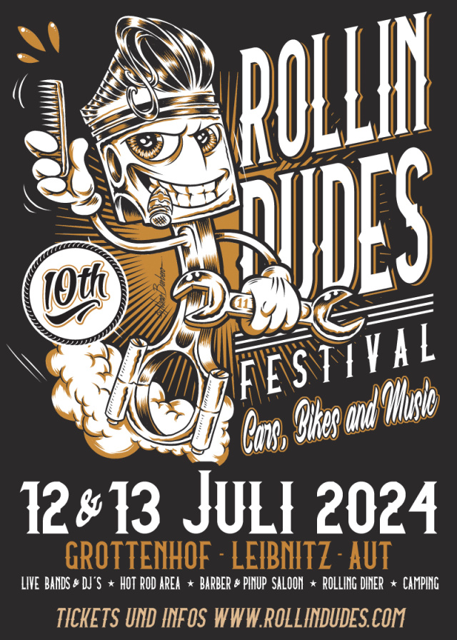 Rollin Dudes Festival - Cars, Bikes & Music